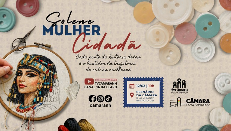Título Mulher Cidadã será entregue no próximo dia 12