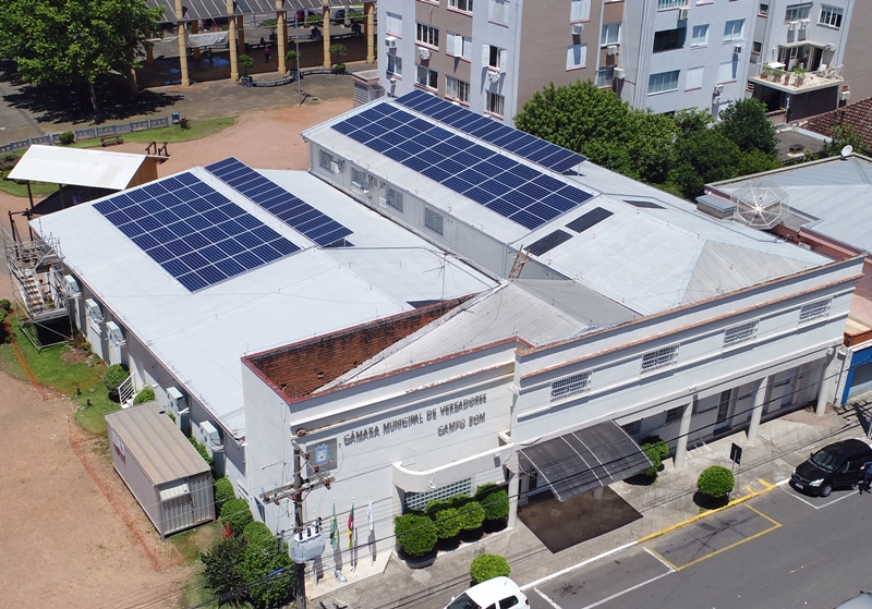 Usina de Geração de Energia Fotovoltaica da Câmara de Campo Bom