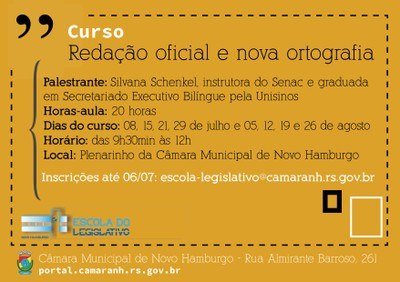 Curso Redação e Nova Ortografia 1º