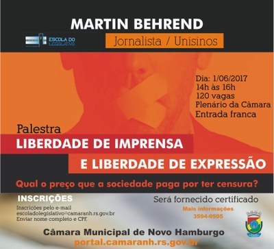 Palestra Liberdade de Expressão 