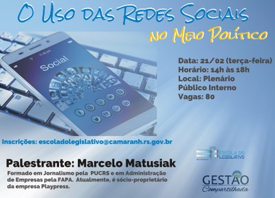 Palestra Uso das Redes Sociais