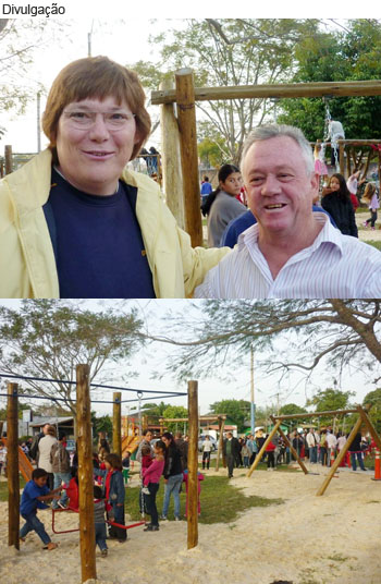 16/06/2011 - Vereadores prestigiam inauguração de praça