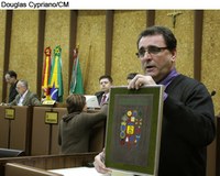 25/08/2011 - Lauro Diefenthaeler é homenageado 