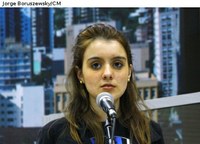 Alunos da Escola Pedro Adams Filho falam na tribuna sobre cidadania