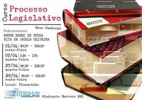 Câmara promove curso sobre Processo Legislativo