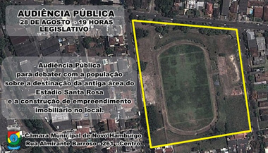 Audiência debaterá construção de empreendimento na antiga área do Estádio Santa Rosa