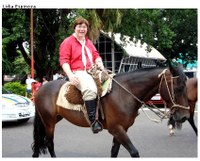 08/03/2010 - Carmen participa da 1ª cavalgada feminina de Novo Hamburgo
