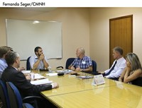 Comissão recebeu representantes da ACI de Novo Hamburgo