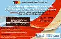 Escola do Legislativo promoverá curso ministrado pelo TCE-RS