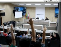 Estudantes da escola Martha Wartenberg visitam a Câmara 