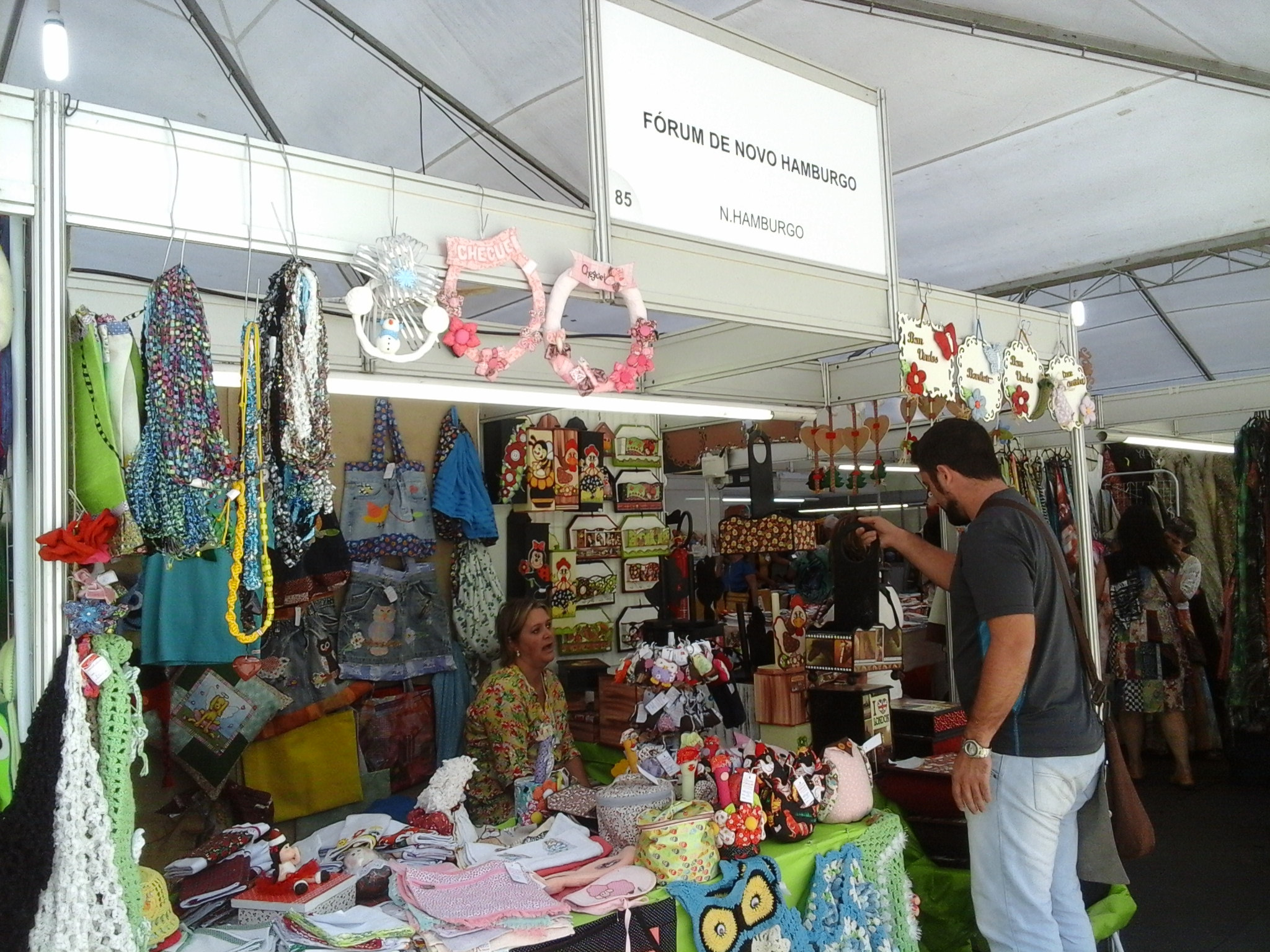 Gabinete: assessoria de Brizola participa de Feira Estadual de Economia Solidária