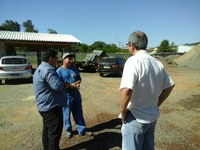 Gabinete: Brizola faz vistoria em obras do sistema de esgotamento sanitário no Roselândia