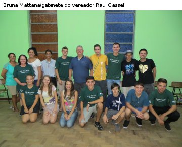 Gabinete: Cassel palestra para jovens do CLJ 