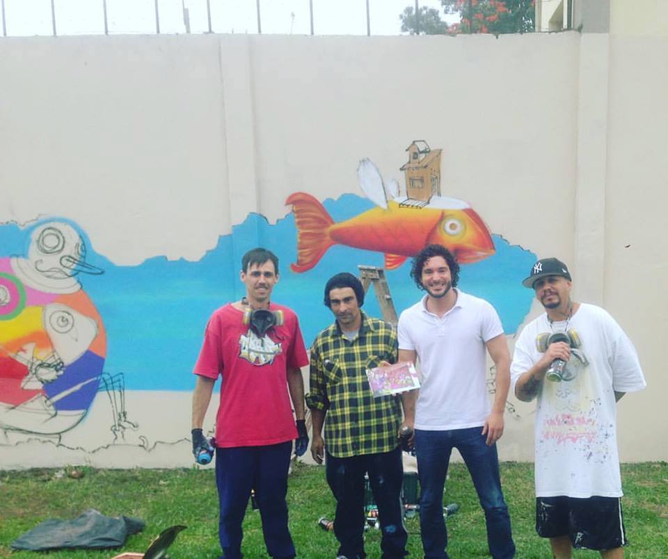 Gabinete: Iniciativa leva grafite aos muros do Instituto Penal de Novo Hamburgo