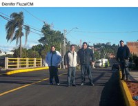 Gabinete: Lucas confere situação da ponte da Rua Jaburu após obra