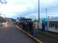 Gabinete: Patricia Beck fiscaliza posto no Lomba Grande