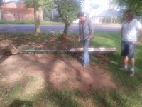 Gabinete: Patrícia Beck fiscaliza praça Ewaldo Doerner