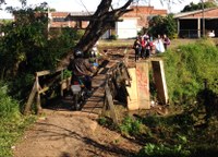 Gabinete: Patrícia e Issur participam de vistoria no arroio Cerquinha