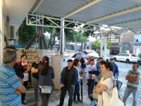 Gabinete: Patrícia verifica sistema de agendamentos na UBS Canudos