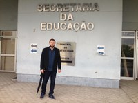 Gabinete: Professor Issur leva reclamações à secretaria estadual de Educação