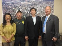 Gabinete: Serjão recebe representantes do Botafogo Futebol Clube