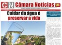 Jornal da Câmara aborda questão da água 