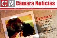Jornal online Câmara Notícias tem como tema principal as drogas