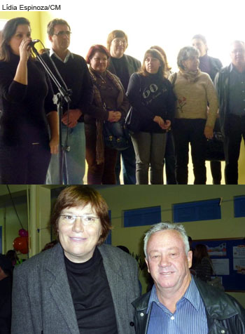 20/06/2011 - Legislativo na entrega de obras em escola no Rondônia   