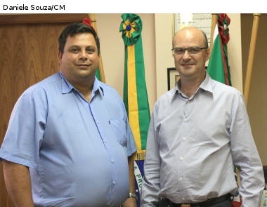 Lucas recebe visita do líder do partido na Assembleia