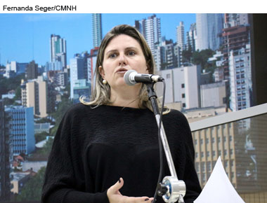 Patrícia Beck reitera pedido de revitalização do parque Floresta Imperial