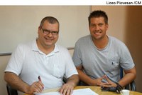 Presidente da Câmara e representante da HSH assinam rescisão 