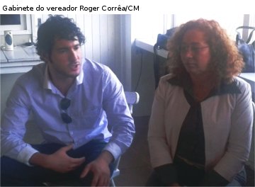 Roger reúne-se com secretária estadual de Turismo