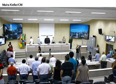 Saúde e importância da política são destaque na primeira sessão do ano