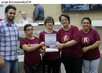 SindProf é homenageado por seus oito anos de fundação