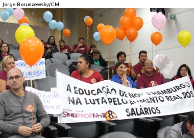 SindiProf pede que não seja votado projeto de reajuste