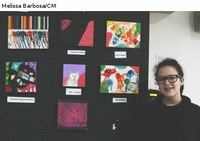 Telas com técnicas mistas podem ser apreciadas da Câmara 