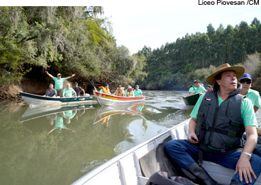 Vereadores realizam expedição na Bacia do Sinos