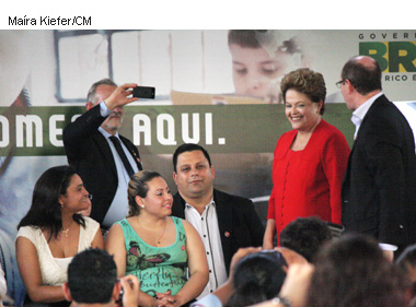 Vereadores participam de inauguração com a presidente Dilma Rousseff