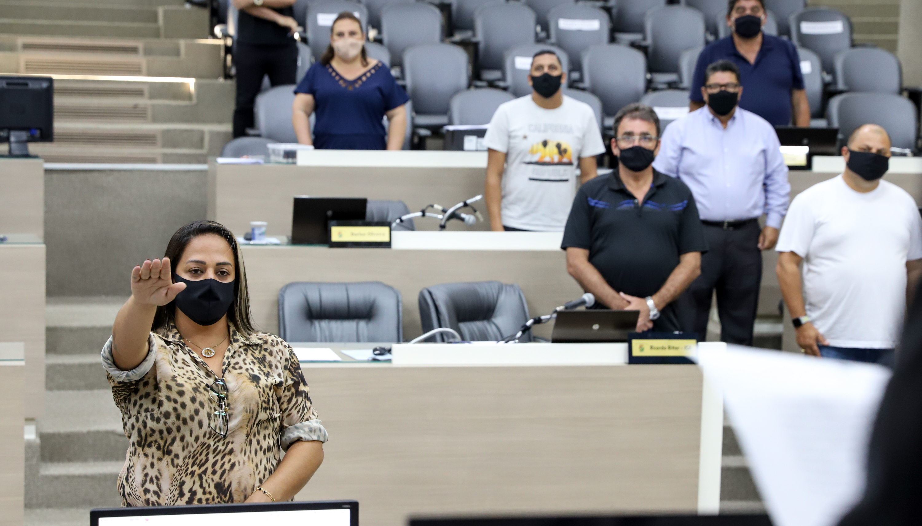 Andiara Zanella é a primeira suplente a assumir o cargo de vereadora na nova legislatura