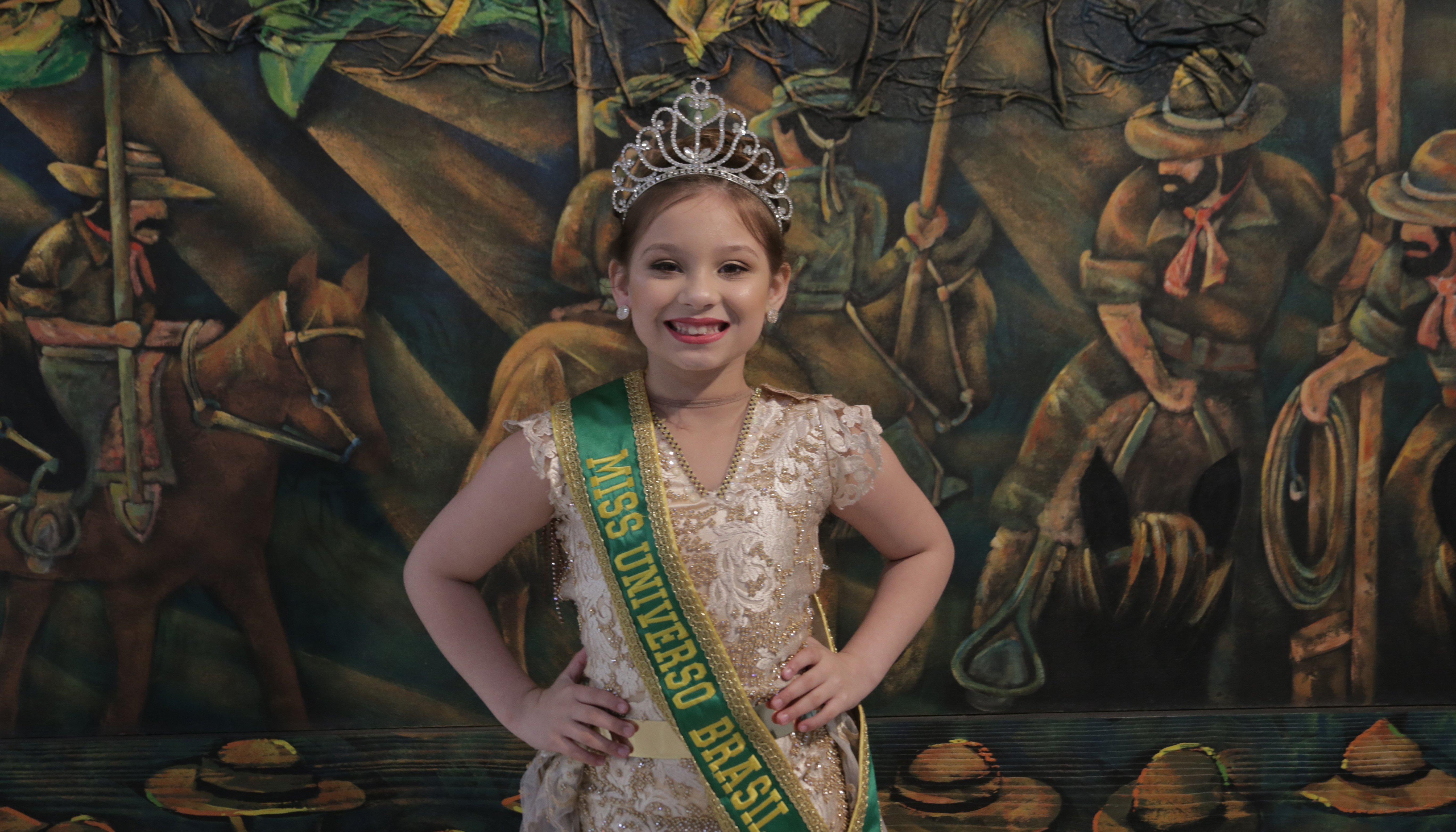 Aos 7 anos, hamburguense representará o Brasil em festival de beleza no Peru