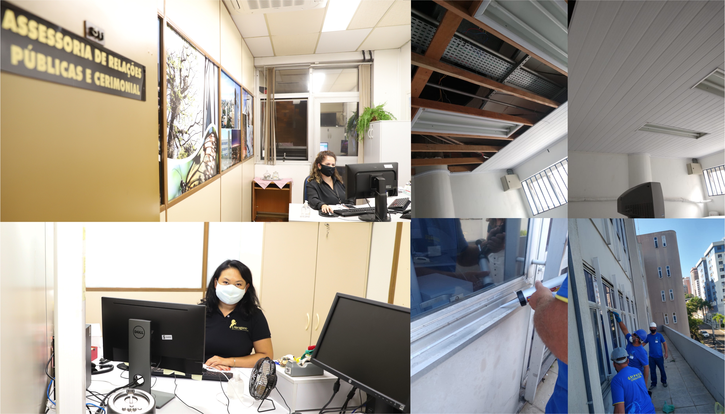 Câmara ajusta espaços internos e realiza manutenção de janelas