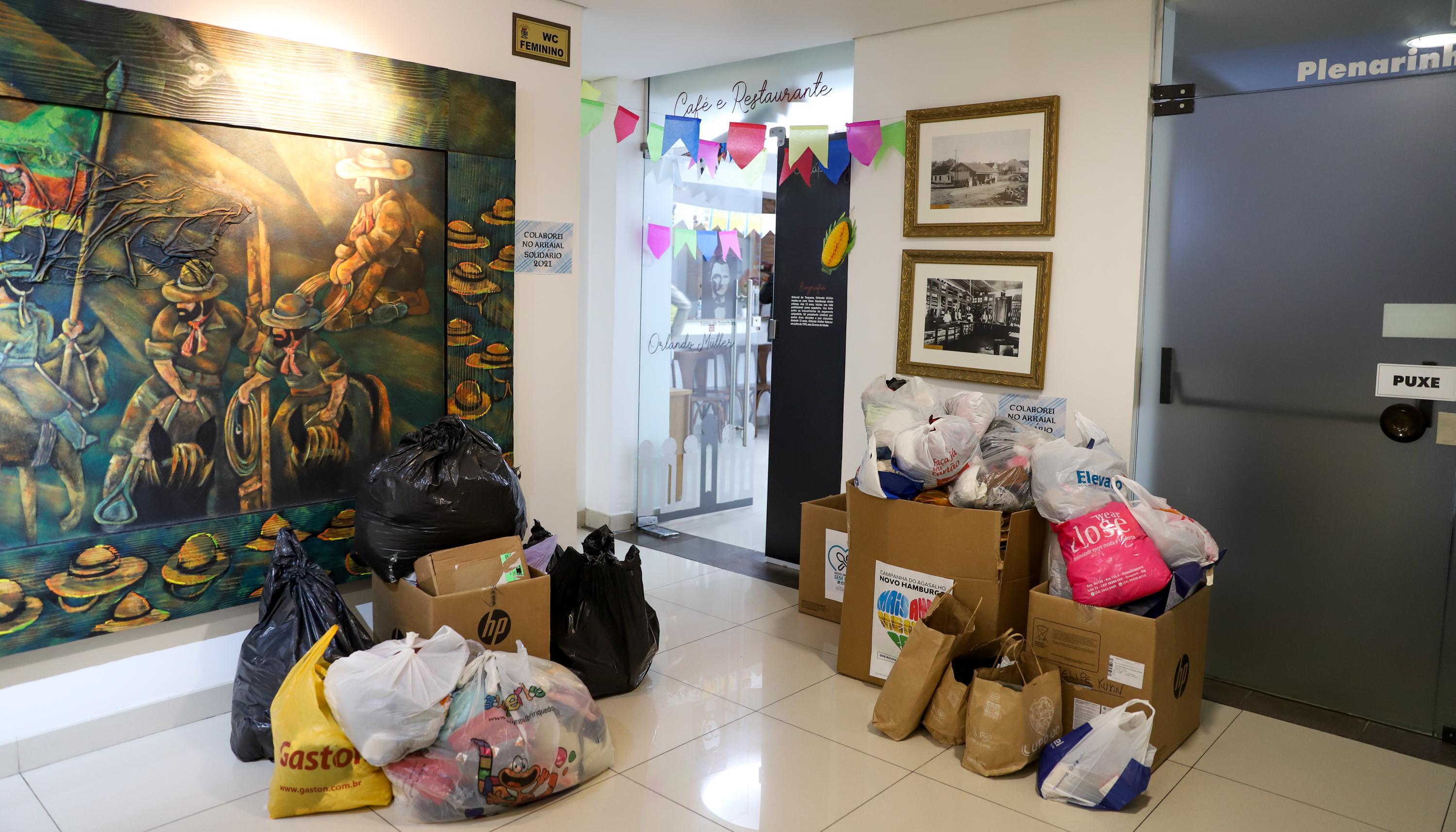 Câmara arrecada doações em arraial solidário adaptado por causa da pandemia