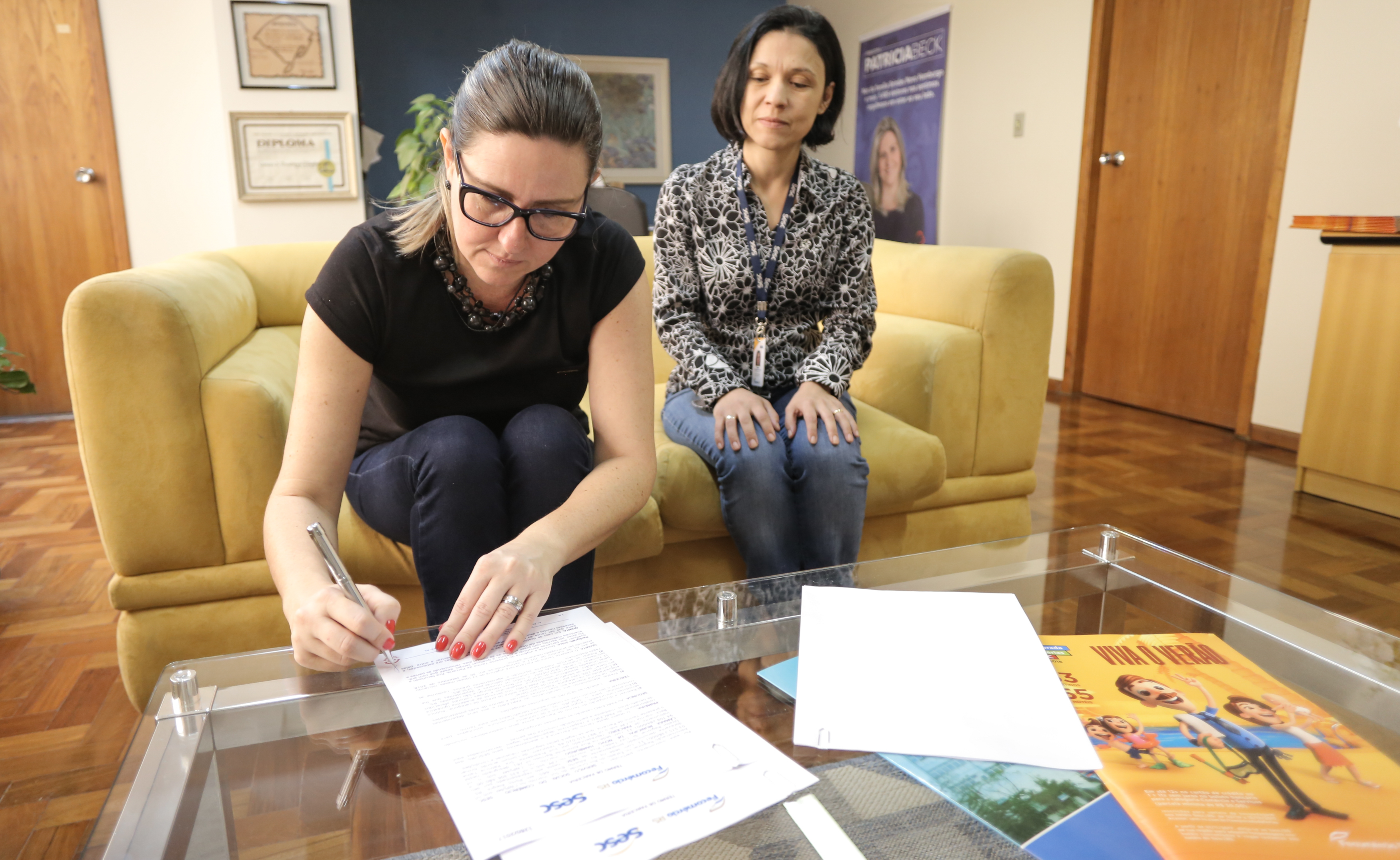 Câmara assina termo de parceria com o Sesc 