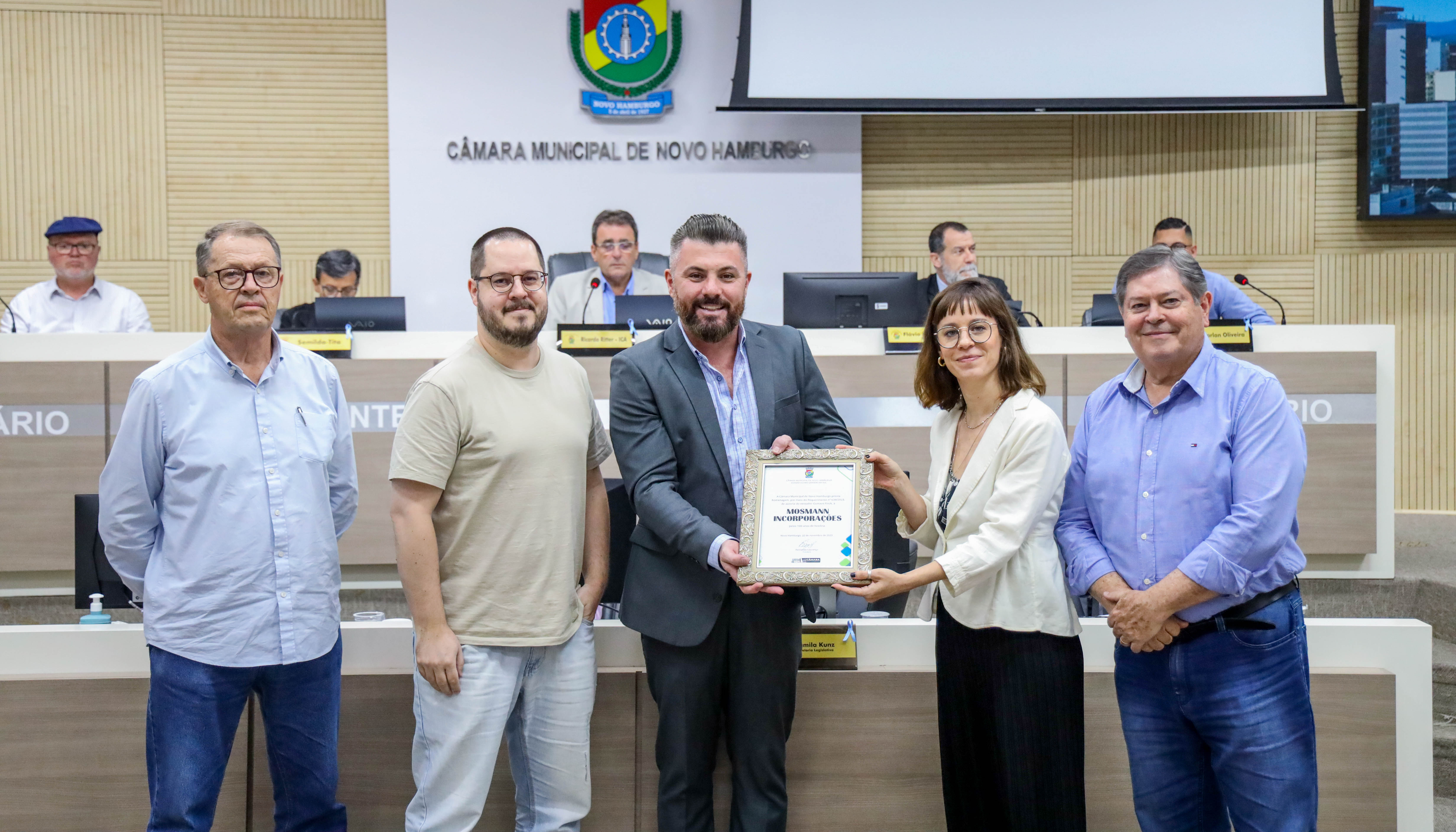 Câmara celebra o centenário da Mosmann Incorporações