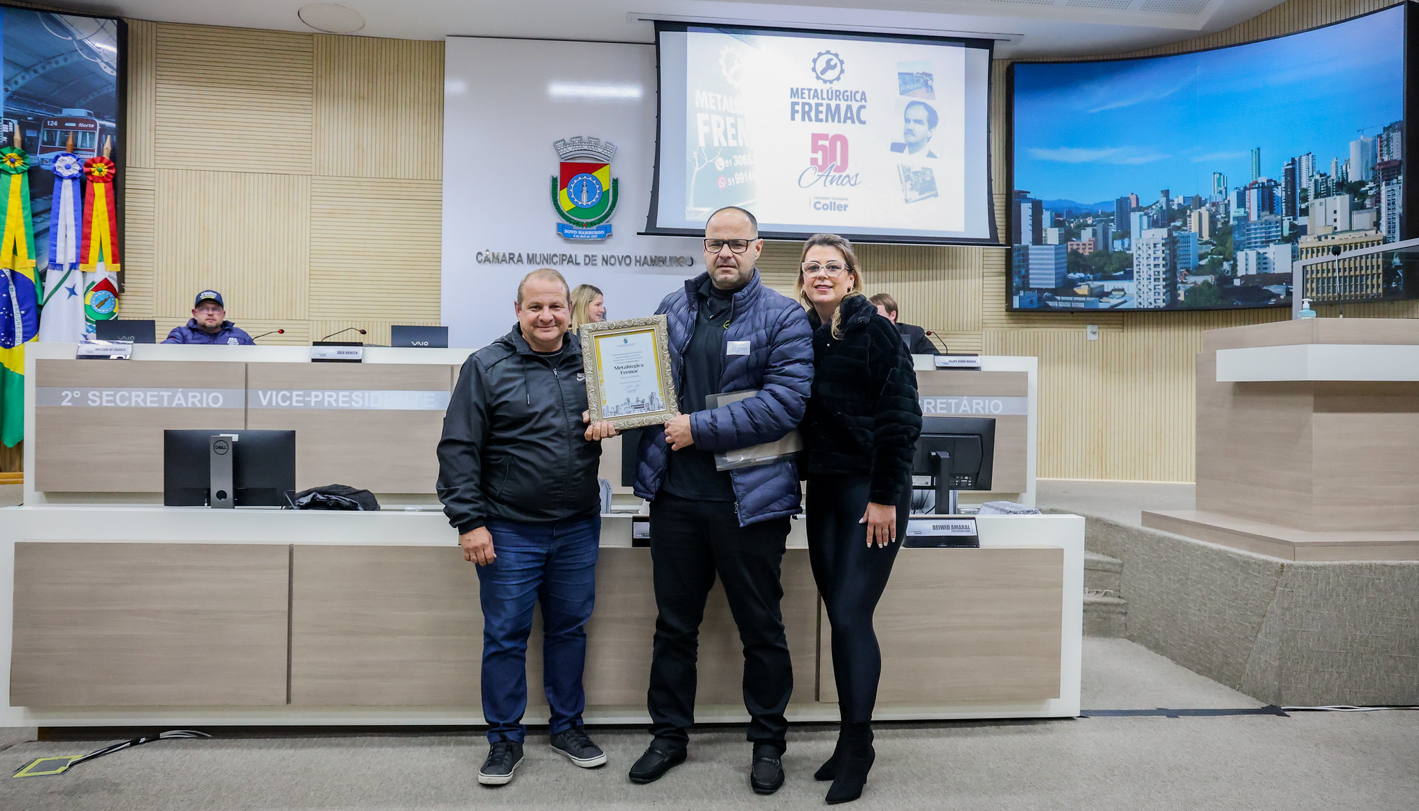 Câmara celebra o cinquentenário da Metalúrgica Fremac