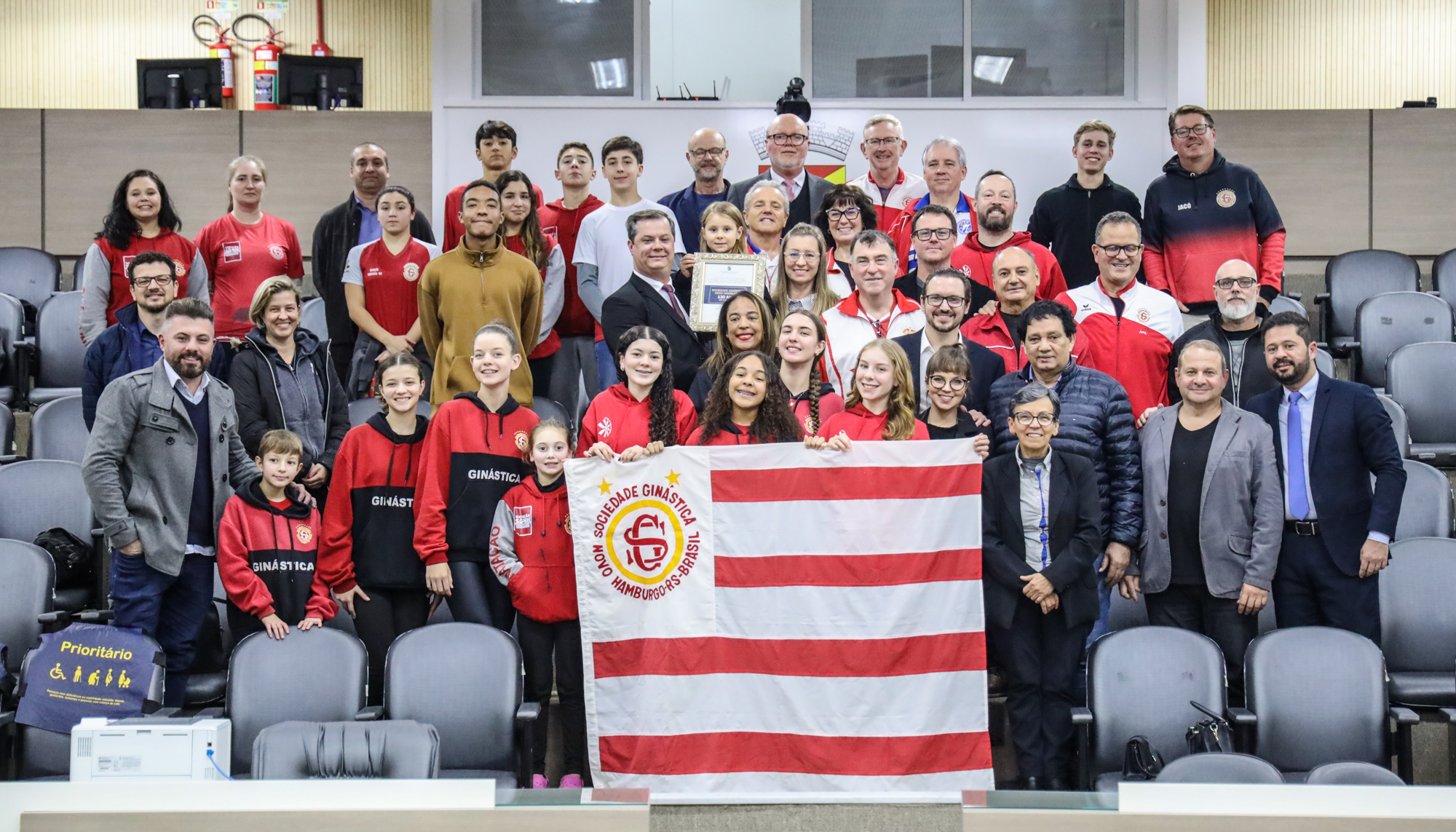 Câmara comemora os 130 anos da Sociedade Ginástica