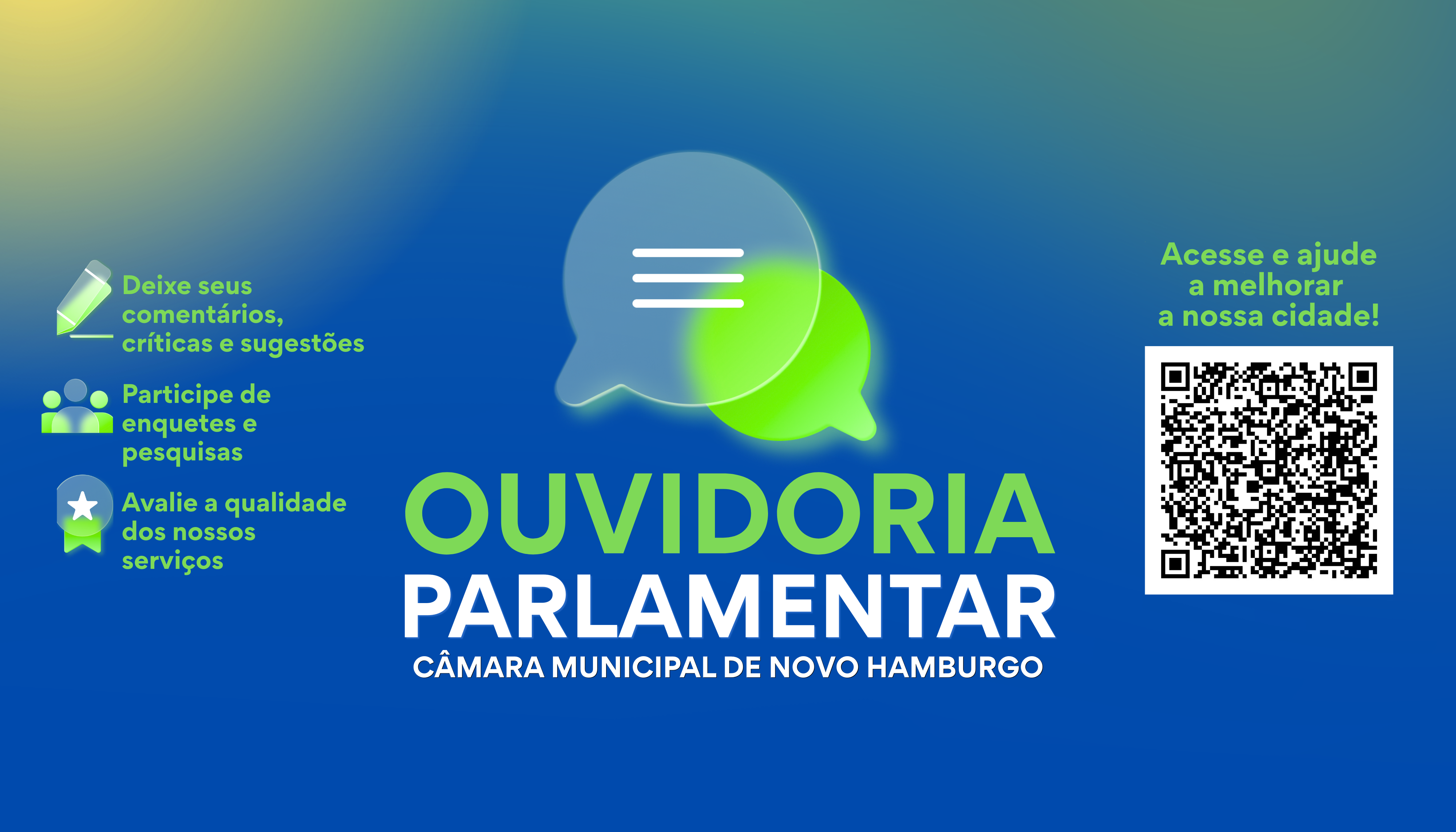 Câmara de Novo Hamburgo moderniza Ouvidoria Parlamentar e amplia participação do cidadão