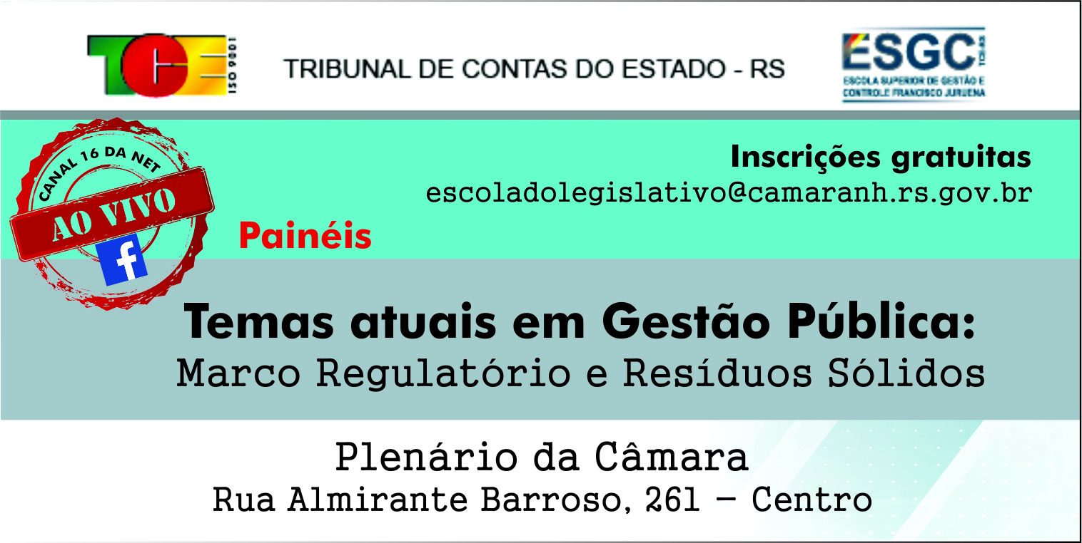 Câmara debaterá Marco Regulatório e resíduos sólidos no dia 17
