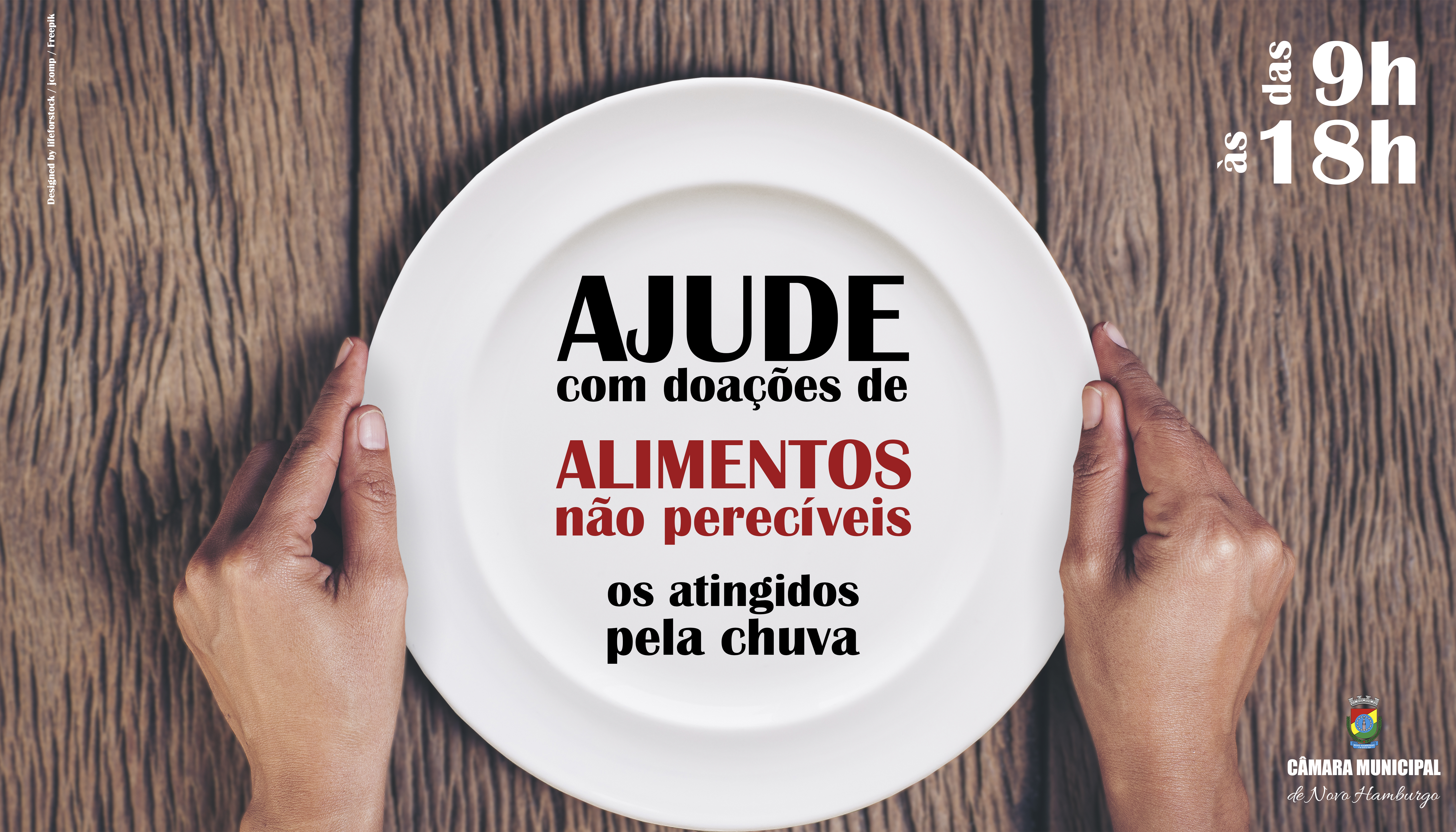 Câmara é ponto de arrecadação de alimentos às vítimas das chuvas em Novo Hamburgo