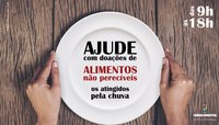 Câmara é ponto de arrecadação de alimentos às vítimas das chuvas em Novo Hamburgo
